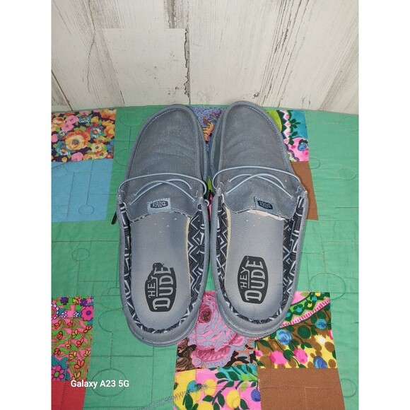 Hey Dude Men's Size 12 Slip On Blue - Picture 3 of 7
